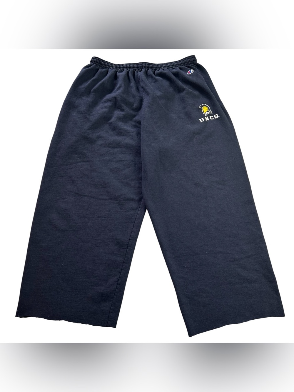 Champion UNCG Spartans Men’s Fleece Sweatpants Blue 2XL Cropped 25” Inseam
